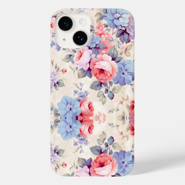 Colourful Floral Art  Case-Mate iPhone Case (Back)
