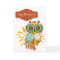 Colourful Floral Autumn Owl Happy Thanksgiving Car
