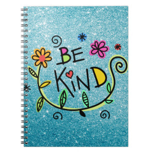 Colourful Floral    Be Kind Notebook
