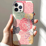 Colourful Floral Bloom Personalised Name iPhone 15 Case<br><div class="desc">Brighten up your style with this colourful floral bloom personalised name case. Featuring a vibrant array of blooming flowers in shades of pink, red, green, and more, this design brings a cheerful and artistic touch to your phone. Perfect for flower lovers and those who appreciate a bold, nature-inspired look. Customise...</div>