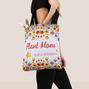 Colourful Floral Botanical Tote Bag