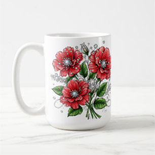 Colourful Floral Bouquet Coffee Mug