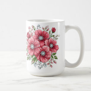 Colourful Floral Bouquet Coffee Mug