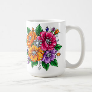 Colourful Floral Bouquet Coffee Mug