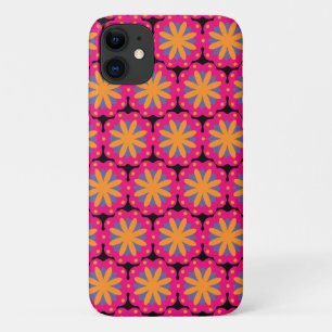 colourful floral circle shapes iPhone 11 case