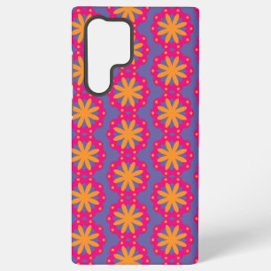 colourful floral circle shapes samsung galaxy case