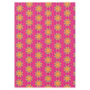 colourful floral circle shapes tablecloth