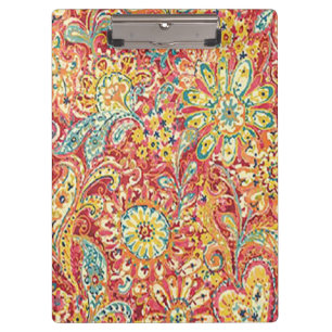 Colourful Floral Clipboard