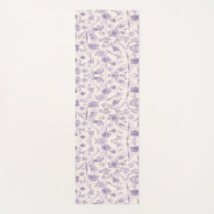 Colourful Floral Collage Yoga Mat