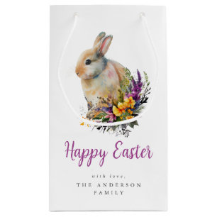 Colourful Floral Easter Small Gift Bag