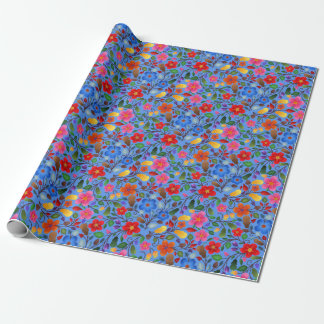 Colourful Floral for Every Season Wrapping Paper