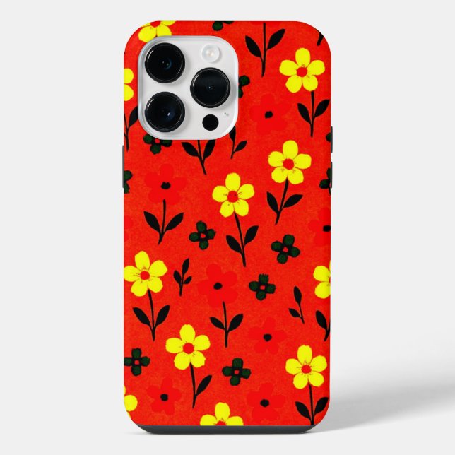 Colourful Floral Garden iPhone Case (Back)