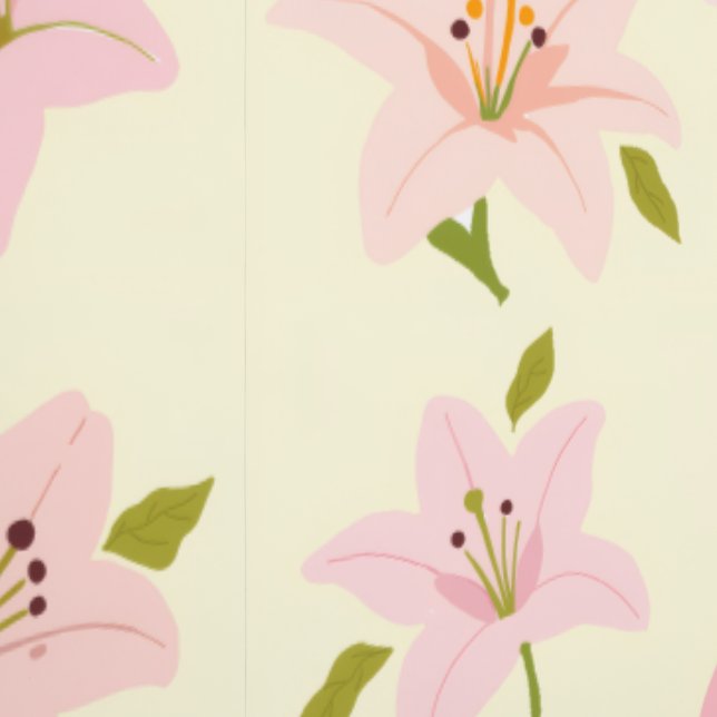 Colourful Floral Garden Pattern Wallpaper  (Seam)