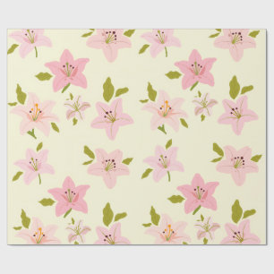 Colourful Floral Garden Pattern Wrapping Paper