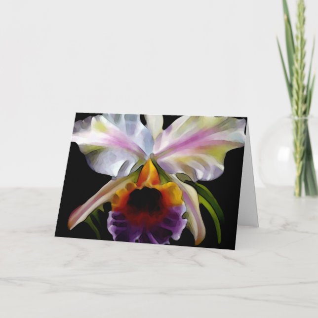 Colourful Floral Greeting Cards (Front)