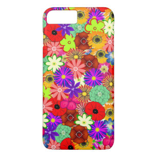 Colourful floral illustration iPhone 8 plus/7 plus case