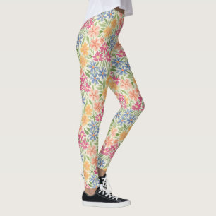 Colourful Floral Leggings