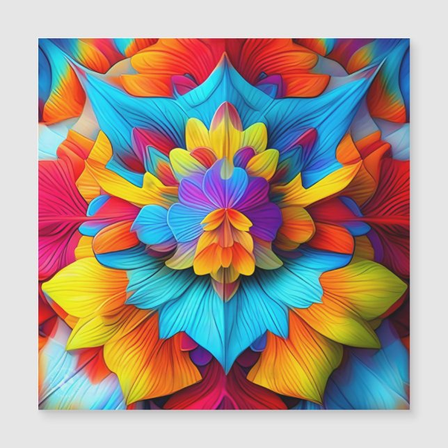 Colourful Floral Mandala Design  (Front)