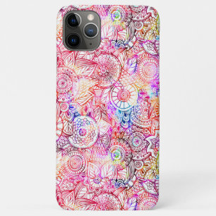 Colourful Floral Mandala Pattern iPhone 11 Pro Max Case