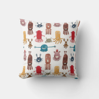 Colourful Floral Mandala: Vintage Hand-Drawn Cushion