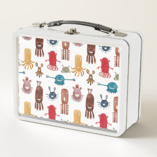 Colourful Floral Mandala: Vintage Hand-Drawn Metal Lunch Box