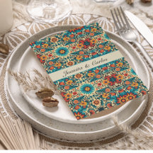 Colourful Floral Mexican Pattern