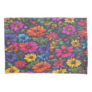 Colourful Floral Mix - Pillowcase