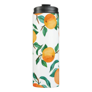 Colourful Floral Mix: Watercolor Illustration. Thermal Tumbler