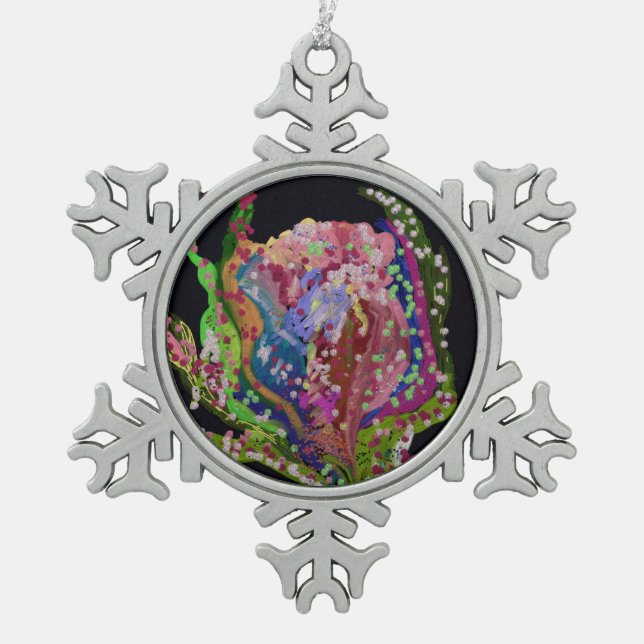 Colourful Floral Ornament (Front)