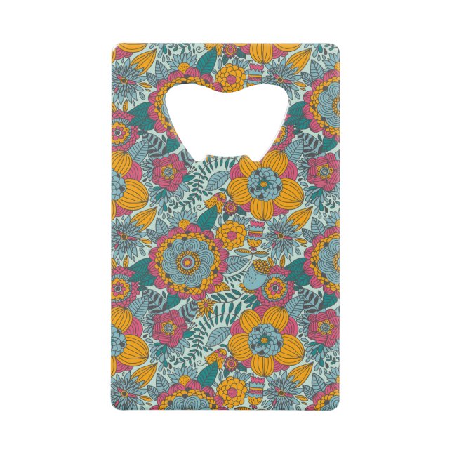 Colourful floral pattern (Front)