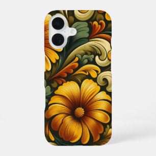 Colourful Floral Pattern iPhone Case