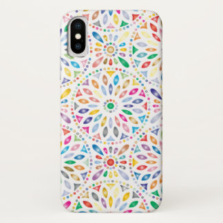 Colourful Floral Pattern iPhoneX Phone Case
