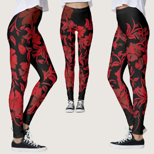 Colourful Floral Pattern Leggings