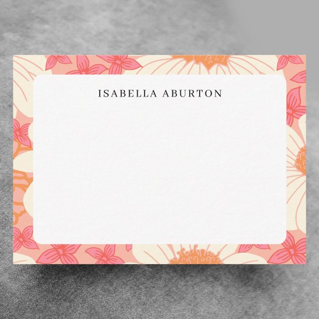 Colourful Floral Personal Card (Creator Uploaded)