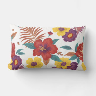 Colourful Floral pillow design, flower lover pillo