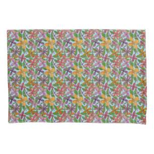 Colourful Floral   Pillowcase