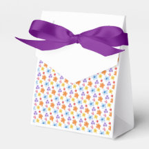 Colourful Floral Print Party Favour Bag, 