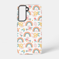 Colourful Floral Rainbow Pattern