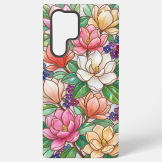 Colourful Floral Stained Glass Phone Case