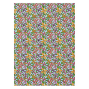 Colourful Floral   Tablecloth