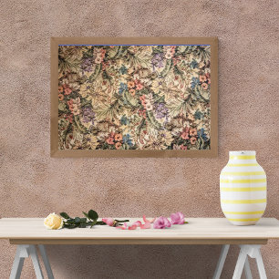 Colourful Floral Tapestry Photo Print