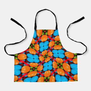 Colourful Floral Variation Pattern Apron