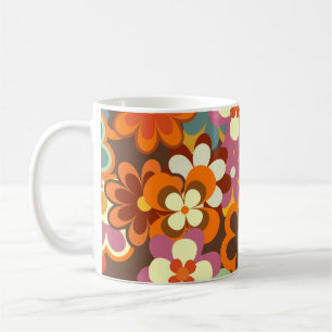 Colourful Floral vintage Seamless Pattern. Retro 7 Coffee Mug