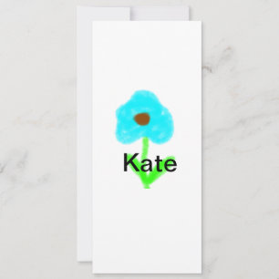Colourful floral watercolor add name text invitation