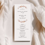 Colourful Floral Wedding Flat Program Programme<br><div class="desc">Celebrate your love with the Colourful Floral Wedding Flat Program design, a vibrant fusion of romantic boho fairytale charm and elegant botanical beauty. Featuring an artful arrangement of delicate watercolor florals and sophisticated styling, this design evokes the enchantment of a blooming flower garden, perfect for weddings in spring, summer, or...</div>