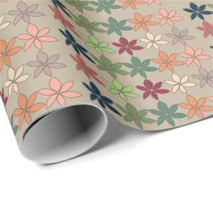 Colourful Floral Wrapping Paper