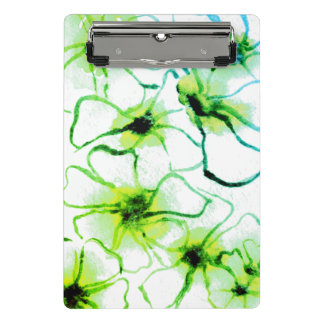 Colourful flower and veggies art  mini clipboard