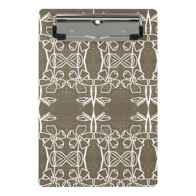 Colourful flower and veggies art  mini clipboard (Front)