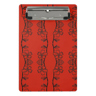 Colourful flower and veggies art  mini clipboard