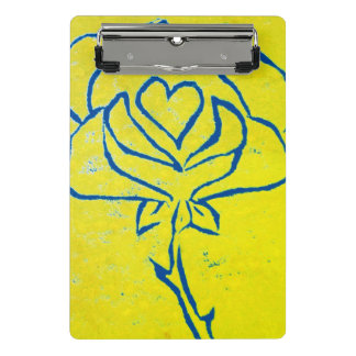 Colourful flower and veggies art  mini clipboard
